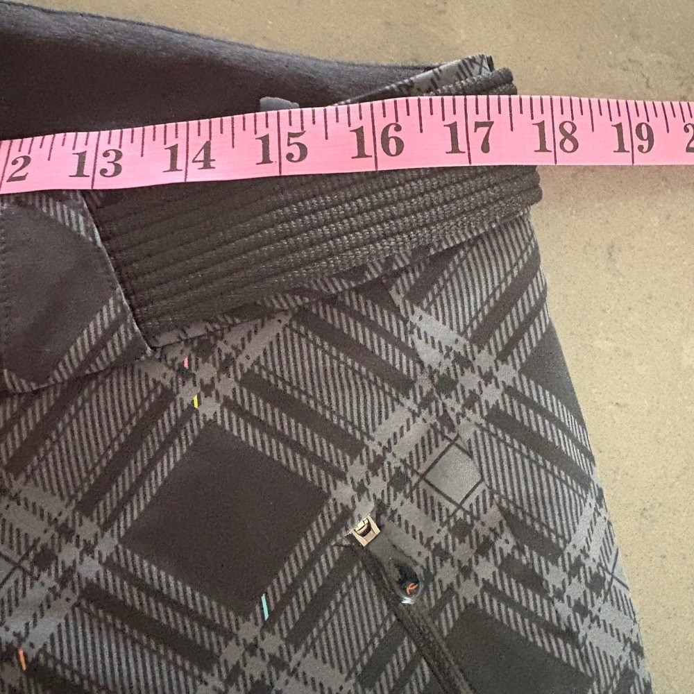 Kjus Womens Ski Snow Pants Plaid Check Belted 40(L) Dermizax EV Waterproof - Picture 5 of 14